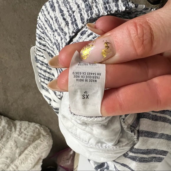 AERIE tie front Strip jumpsuit - Picture 10 of 10